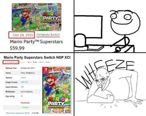 Mario Superstars 59 99 Mario Party Superstars Switch NSP XCI Reloase