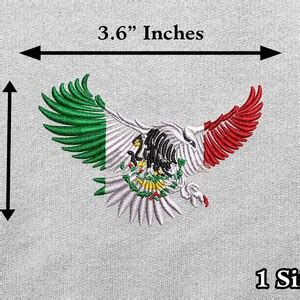 Mexican Eagle Embroidery Design For Hats Embroidery Designs Etsy