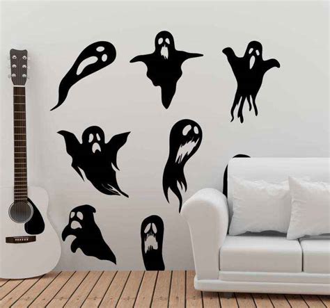 Ghosts halloween wall sticker - TenStickers