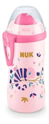 Vaso Con Sorbete Nuk Flexi Cup Efecto Camaleon M Ml Rosa