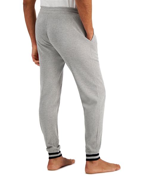 Hanes Mens Waffle Knit Sleep Jogger Pant Oxford Grey Heather Xx Large