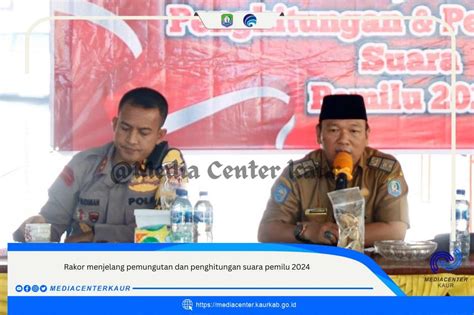 Sukseskan Pemilu Polres Kaur Gelar Rakor