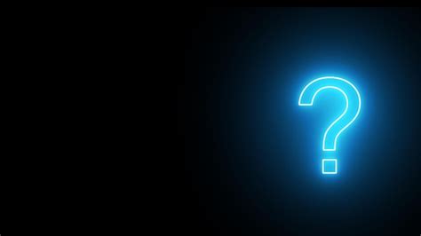 Premium Photo Neon Question Mark Neon Sign In The Shape Of A Question