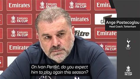 Perisic Unlikely To Play For Spurs Again Postecoglou Video