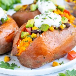 Mexican Stuffed Sweet Potatoes Recipe Evolving Table