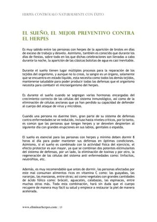 Reporte Para Controlar El Herpes Naturalmente PDF