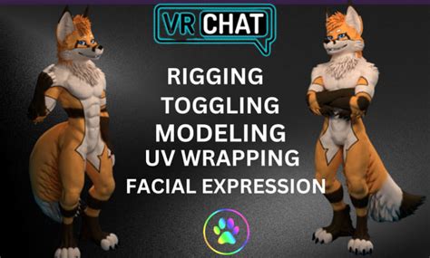 Create Custom Furry Avatar Vrchat Avatar Nsfw D Model Fursona