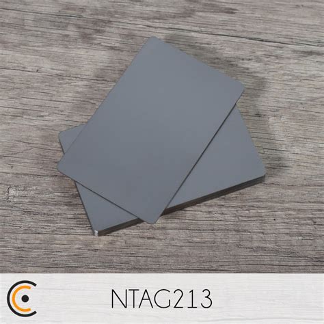 Carte NFC NXP NTAG213 métal PVC argent NFC CARDS