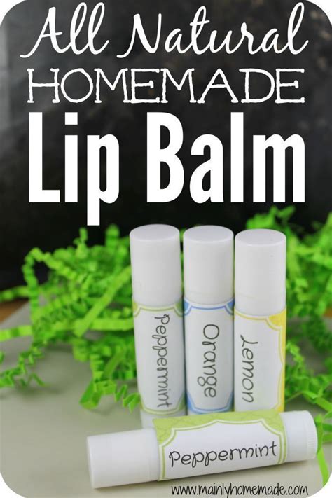 All Natural Homemade Lip Balm In 2020 Homemade Lip Balm The Balm