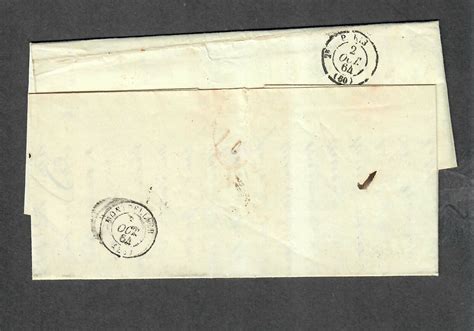 Transatlantic Ship Stampless Cover New York To Montpelier France