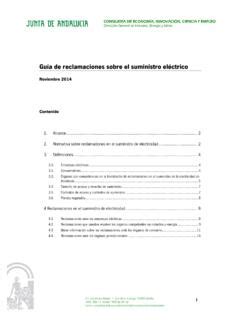 Guía de reclamaciones suministro eléctrico 06112014 gu 237 a de