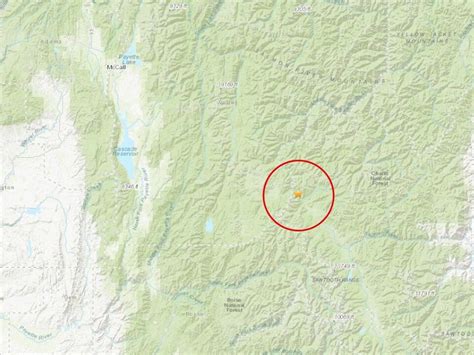 2 5 Magnitude Earthquake Shakes Up Idaho Amid A Series Of Smaller Earthquakes