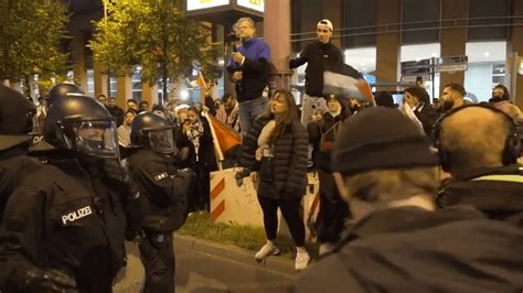 Berlin Ausschreitungen bei Pro Palästina Demos Video