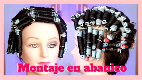 Montaje De Permanente En Abanico Para Melenas Sandranewlook Youtube