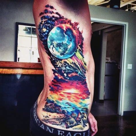 70 Outer Space Tattoos For Men Galaxy And Constellations