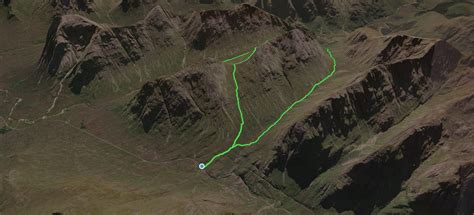 stob dubh  stob coire raineach circular highlands scotland