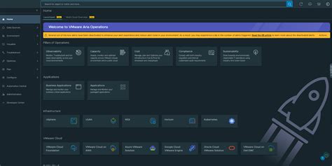 Launchpad Overview In Vmware Aria Operations Vmware Cloud Management