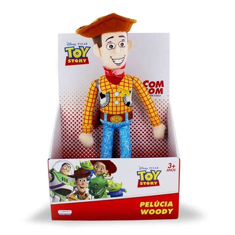 Pelúcia Woody Toy Story 30cm Som Alimentação por 2 baterias AG13