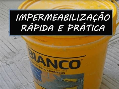 Como impermeabilizar um banheiro de forma rápida e prática YouTube