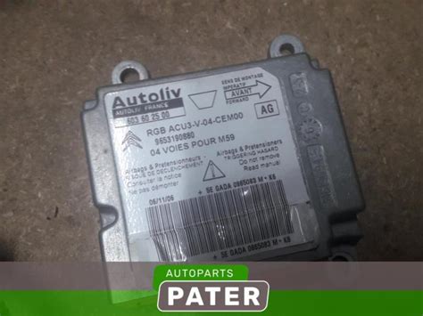 Airbag Set Module Peugeot Partner Ranch Hdi V