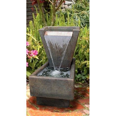 Florence&NewItalianArtCompany Concrete Geometrica Fountain | Wayfair ...