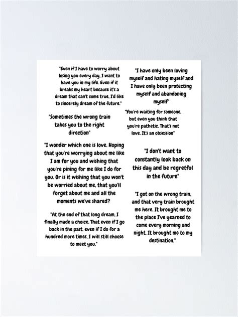 "Crash Landing on You Quotes " Poster by cloymerch | Redbubble