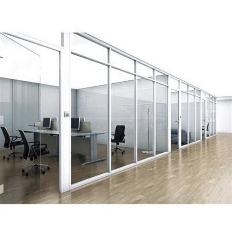 Aluminum Glass Office Partitions Wall At Rs Square Feet In