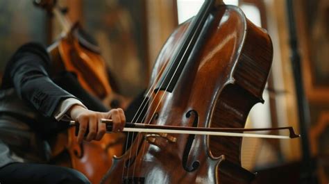 A cellist performing a classical piece with precision and grace drawing ...