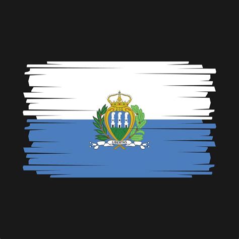 San Marino Flag Vector 21974939 Vector Art At Vecteezy