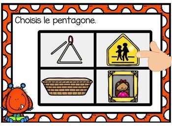 Les formes géométriques en 2D French 2D Shapes Digital Task Cards