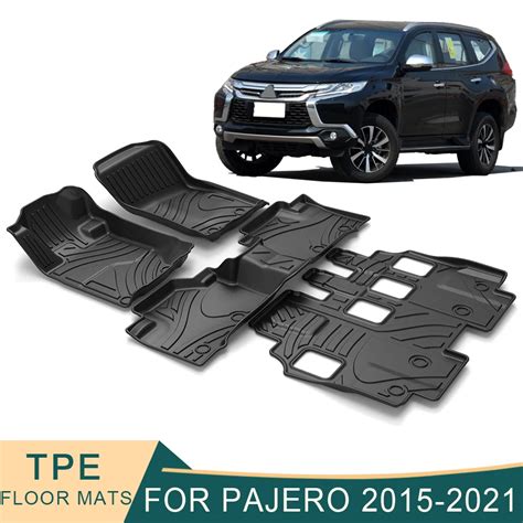 For Mitsubishi Pajero Sport Auto Car Floor Mats All Weather