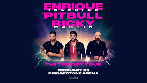 Enrique Iglesias Pitbull Ricky Martin The Trilogy Tour