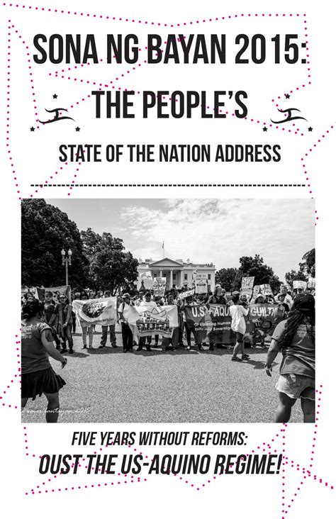 SONA NG BAYAN 2015 The People S State Of Nation Address By Anakbayan