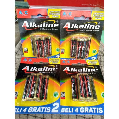 Jual Baterai Batre Battery ABC Alkaline AA AAA A2 A3 Isi 6 Pcs 1 5V Jam