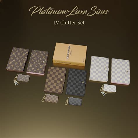 Platinumluxesims Clutter Set Set Contains Catwalk Book