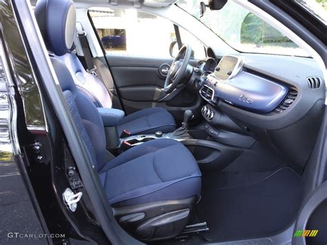 Slate Blue Interior 2022 Fiat 500X Pop AWD Photo #144622693 | GTCarLot.com