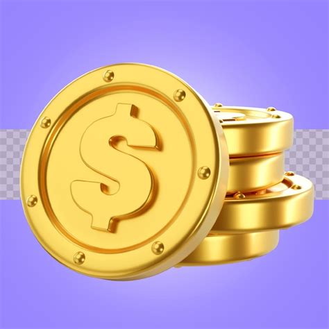 Premium PSD 3d Illustration Coins