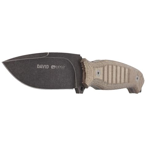 Viper Knife David Evolution Green Canvas Micarta DSW By Rumici