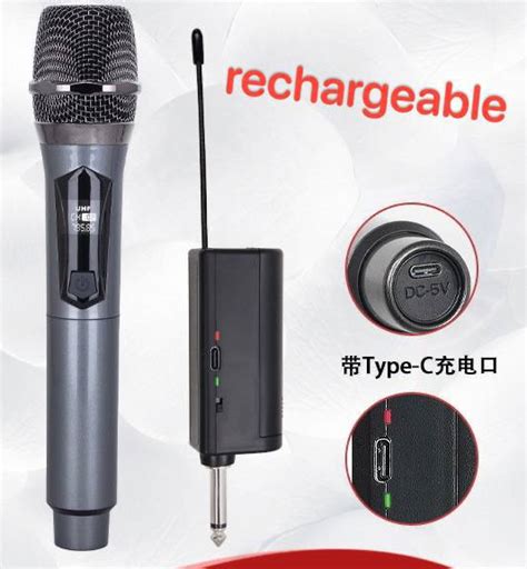 Microphone Multifonction Portable Sans Fil Avec R Cepteur Media