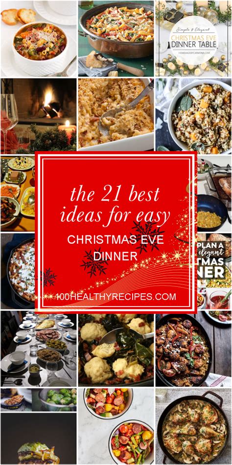 The 21 Best Ideas For Easy Christmas Eve Dinner Best Diet And Healthy Recipes Ever Recipes