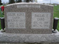 Lillie Alice Lockridge Cole 1898 1975 Mémorial Find a Grave