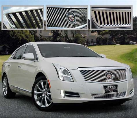 Cadillac XTS Chrome Vertical Grille by E&G CLASSICS, 2013, 2014, 2015 ...