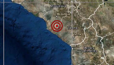 Sismo De Magnitud 37 Fue Percibido En Tacna Exitosa Noticias