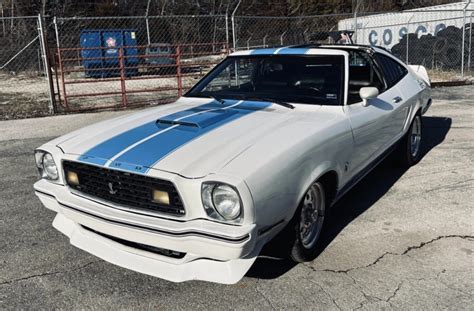 For Sale 1978 Ford Mustang Ii Cobra Ii White Blue Stripes 302ci V8