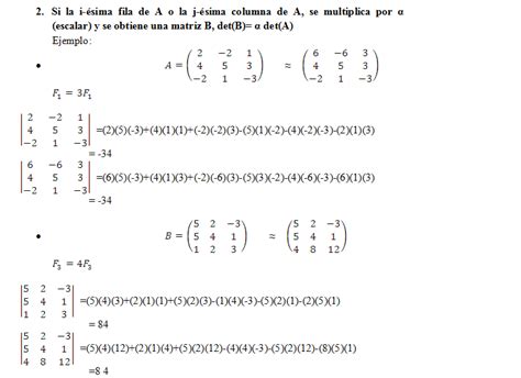 Algebra Lineal Determinantes