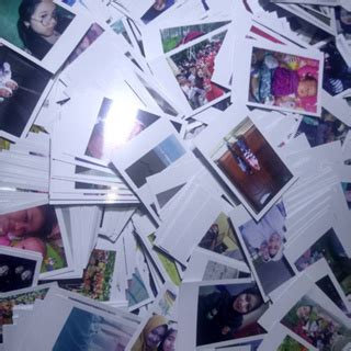 Jual CETAK FOTO POLAROID 2R LAMINASI GLOSSY MURAH 2R BONUS DI