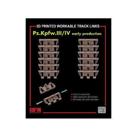 Rye Field Model Rm Workable Track Links For Pz Kpfw Iii Iv