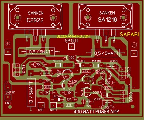 Layout Pcb Power Amplifier Watt