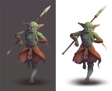 Artstation Goblin Monk