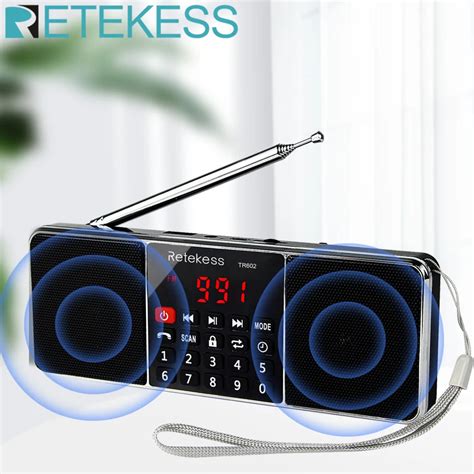 Retekess Radio Num Rique Portable Tr Am Fm Bluetooth Haut